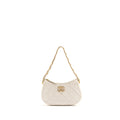 CHANEL 23K HOBO SHOULDER BAG CALFSKIN WHITE GHW (MICROCHIP)