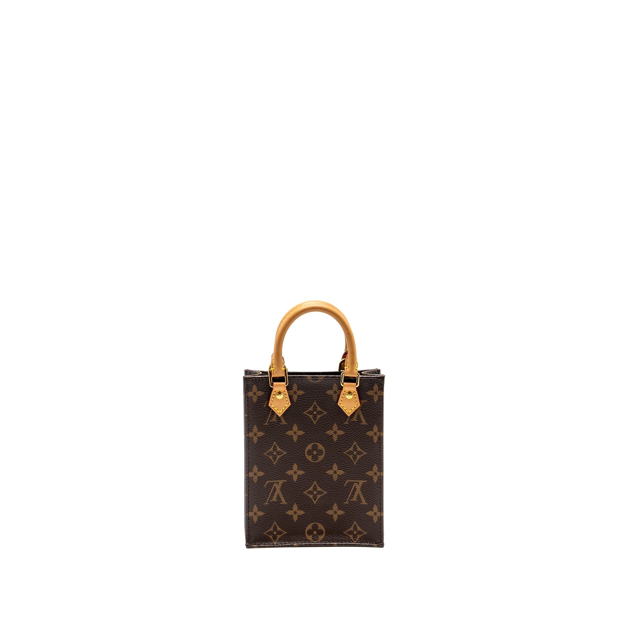 LOUIS VUITTON PETIT SAC PLAT MONOGRAM CANVAS GHW