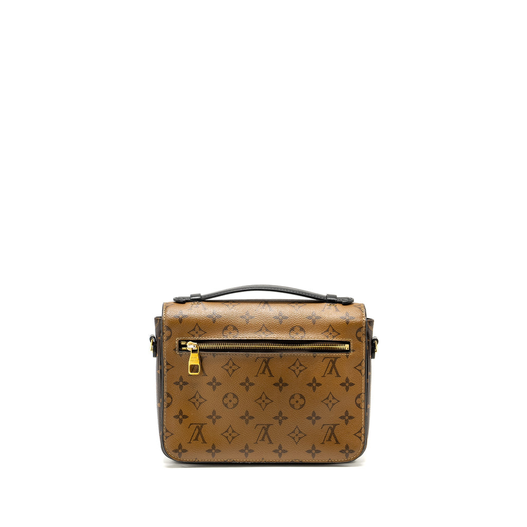 LOUIS VUITTON POCHETTE MÉTIS MONOGRAM REVERSE CANVAS GHW