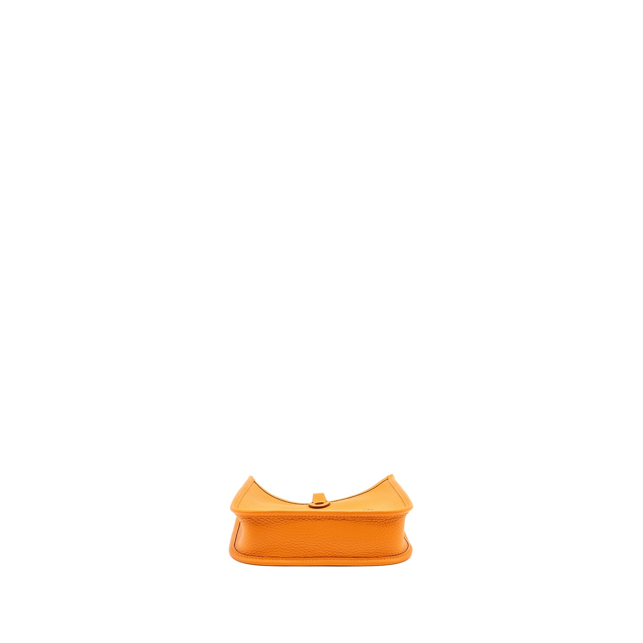 HERMES MINI EVELYNE CLEMENCE ORANGE GHW