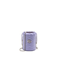 GUCCI GG MARMONT BUCKET BAG CALFSKIN LIGHT PURPLE SHW