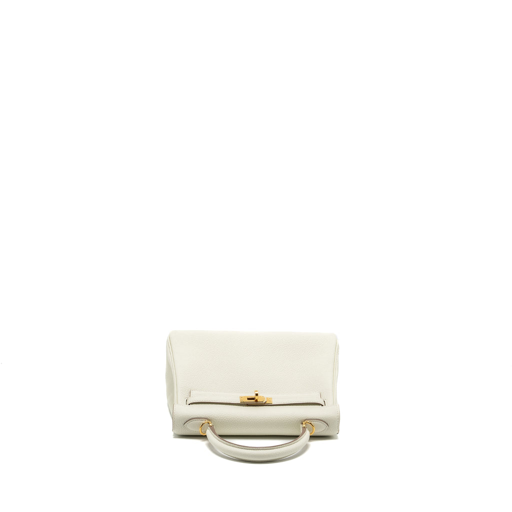 HERMES KELLY25 TOGO MUSHROOM GHW