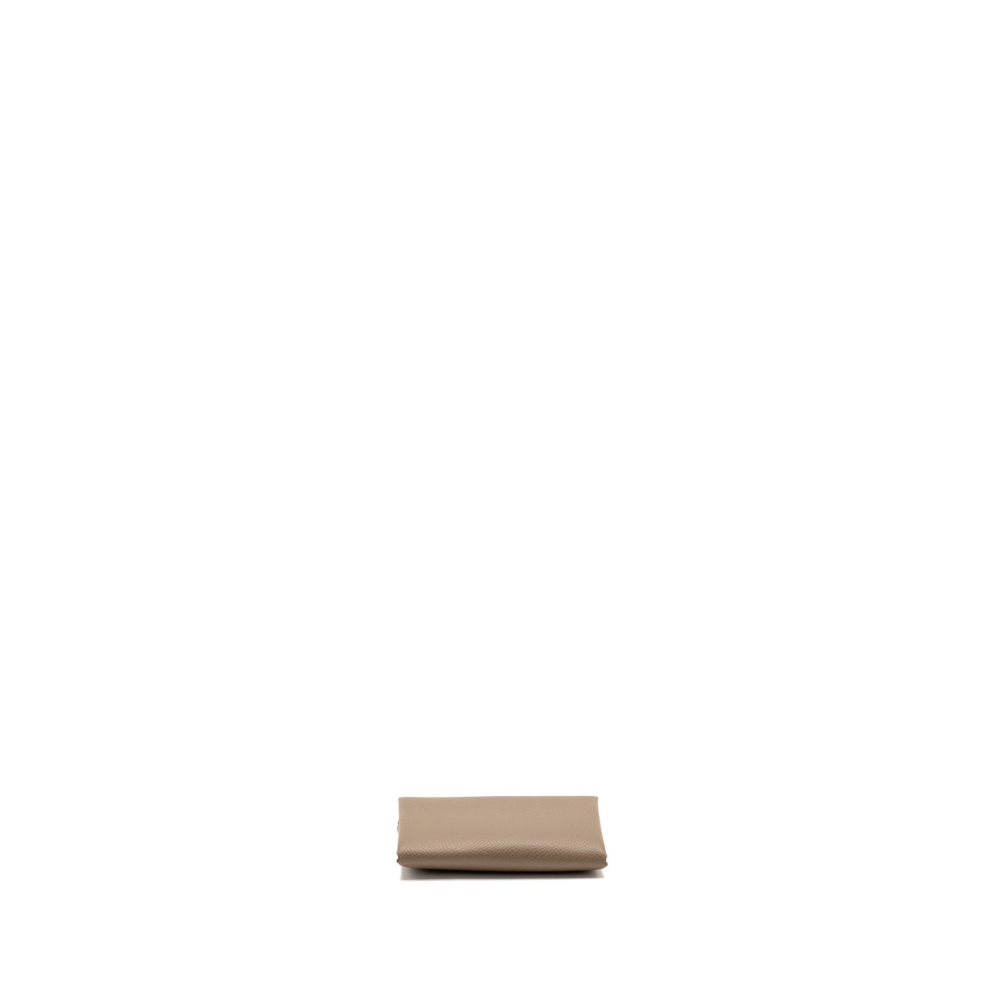 HERMES CALVI CARD HOLDER EPSOM ETOUPE SHW
