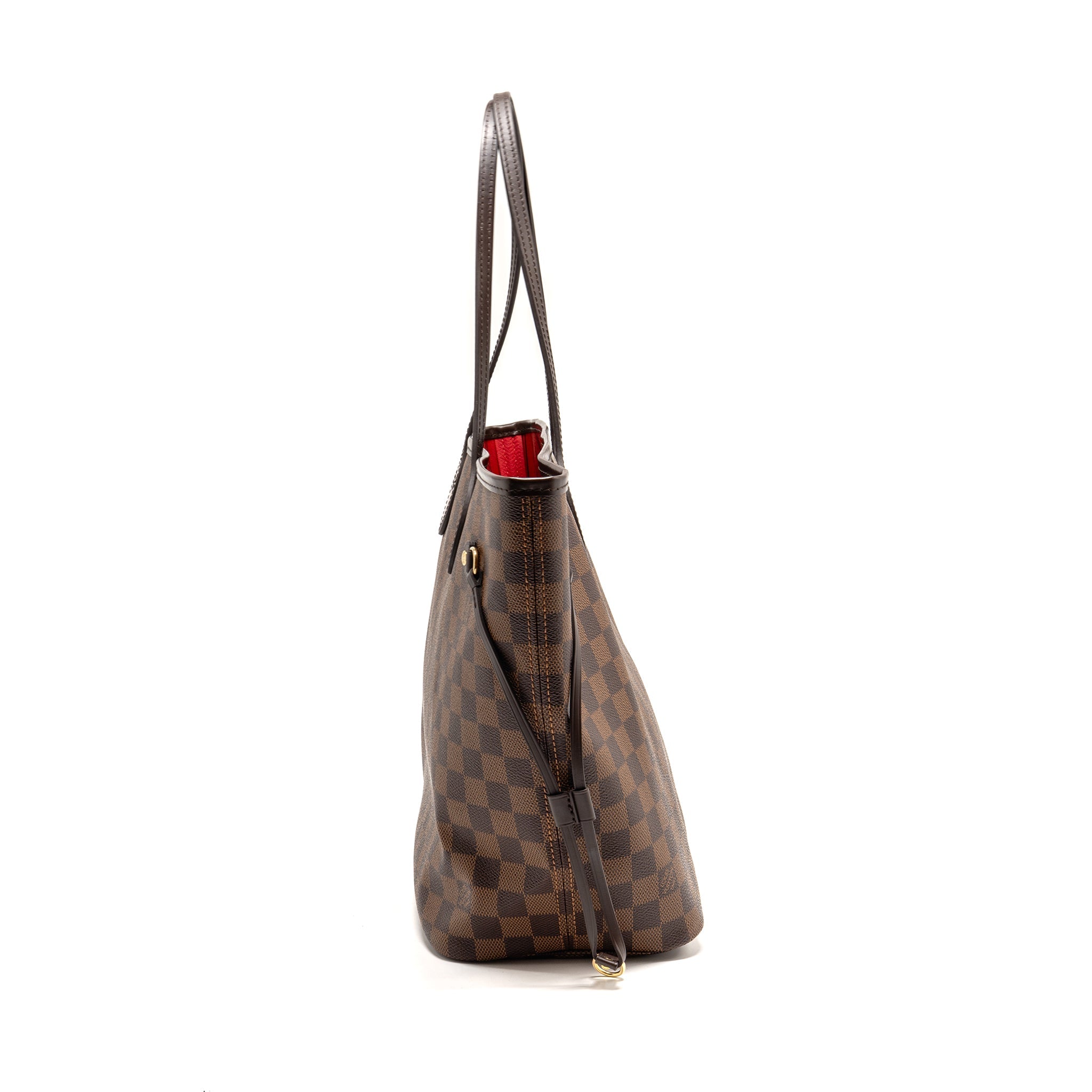 LOUIS VUITTON NEVERFULL MM DAMIER EBENE CANVAS GHW
