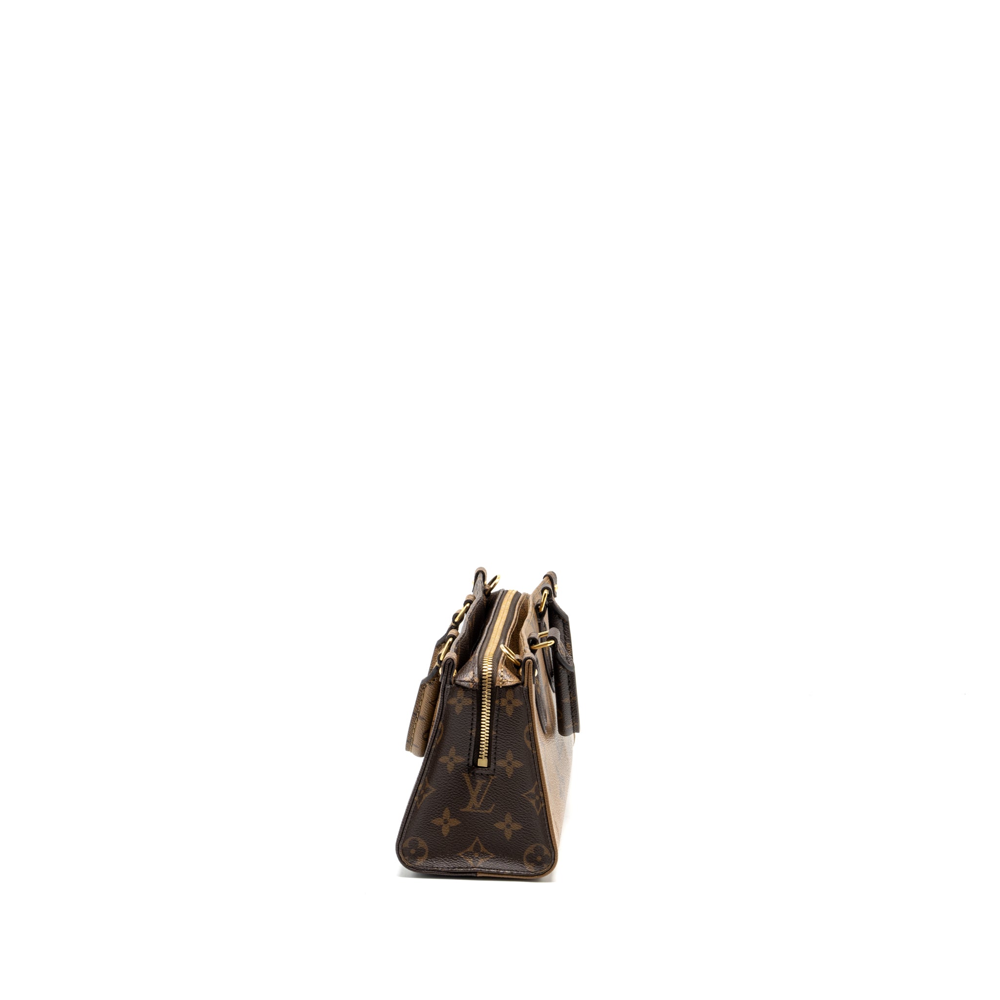 LOUIS VUITTON ONTHEGO EAST WEST MONOGRAM REVERSE GHW