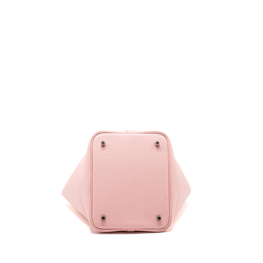 HERMES PICOTIN 22 LOCK BAG CLEMENCE ROSE SAKURA SHW