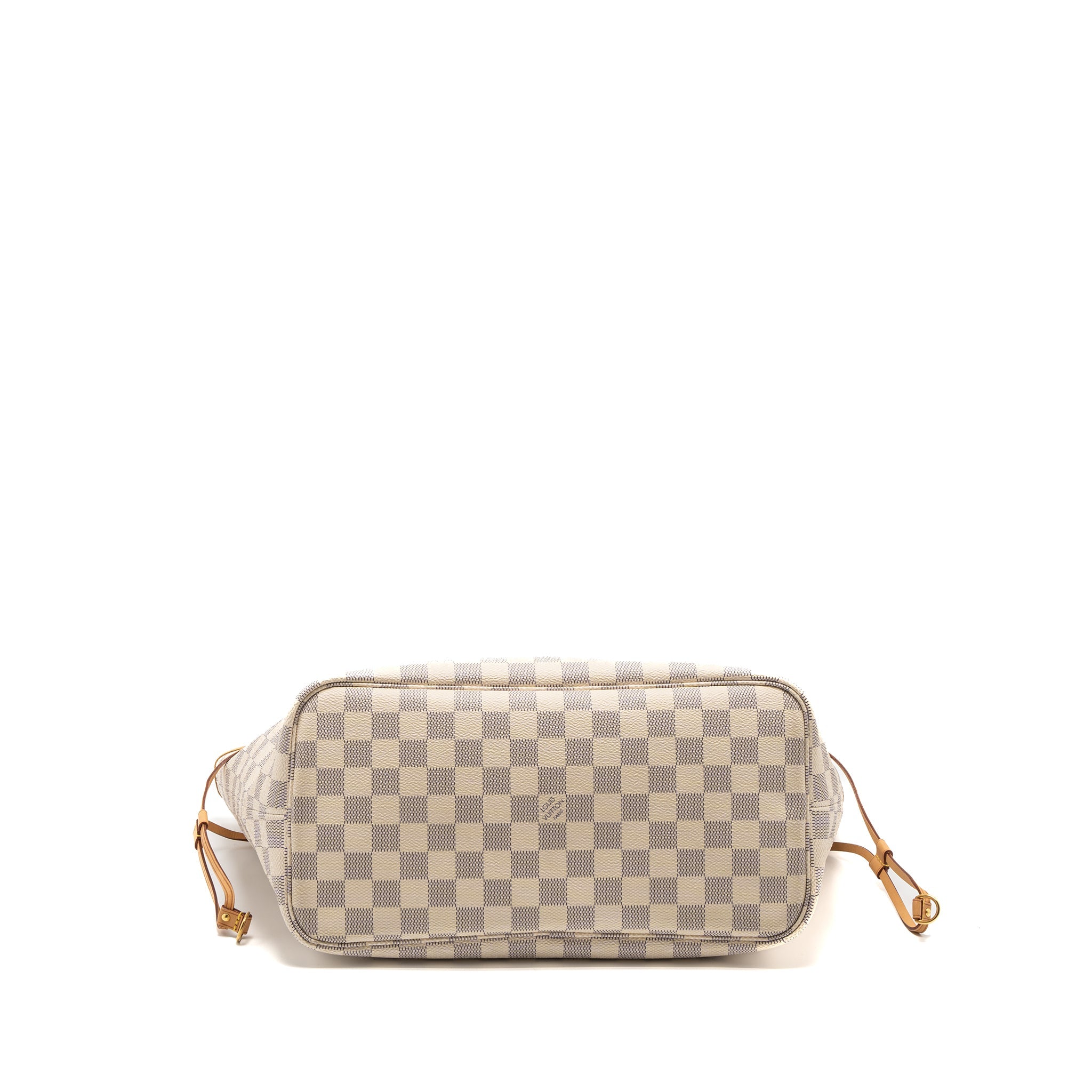 LOUIS VUITTON NEVERFULL MM DAMIER AZUR CANVAS GHW