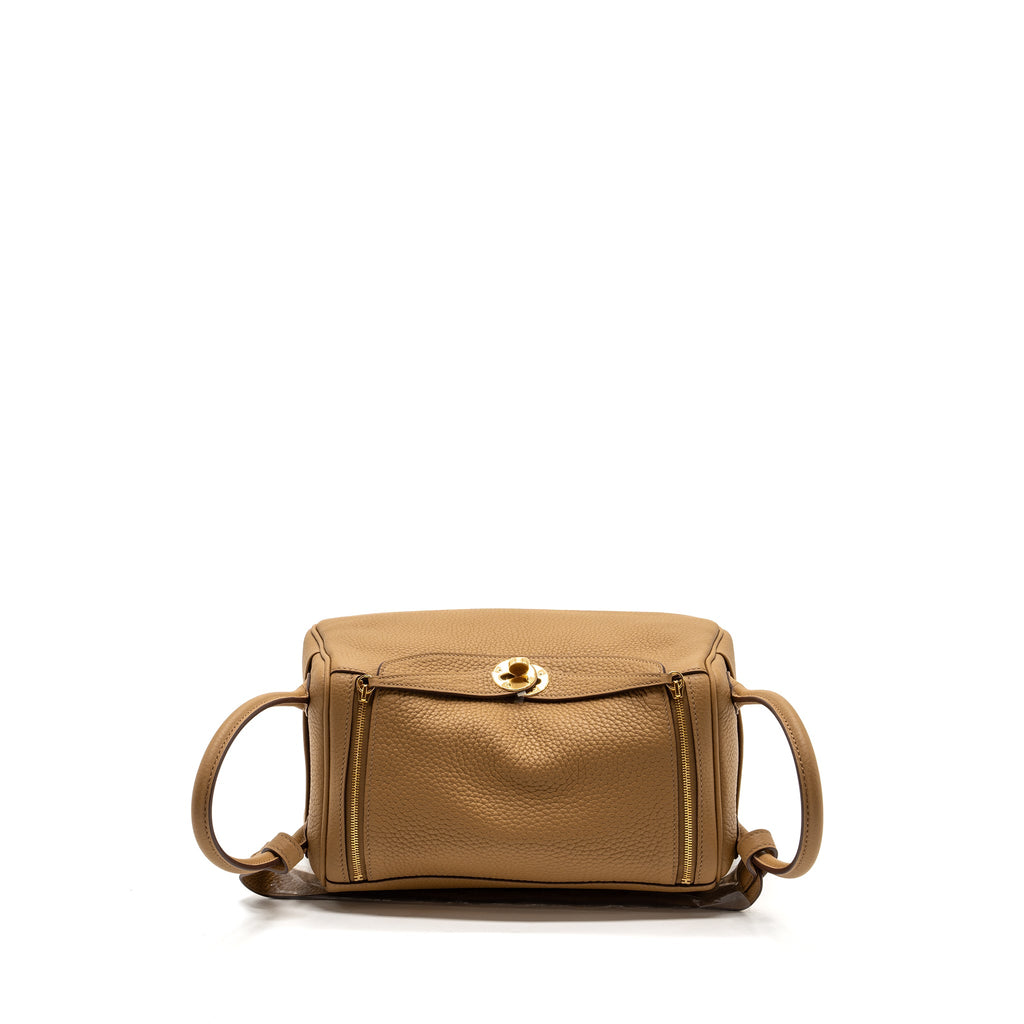 HERMES LINDY 26 CLEMENCE BISCUIT GHW