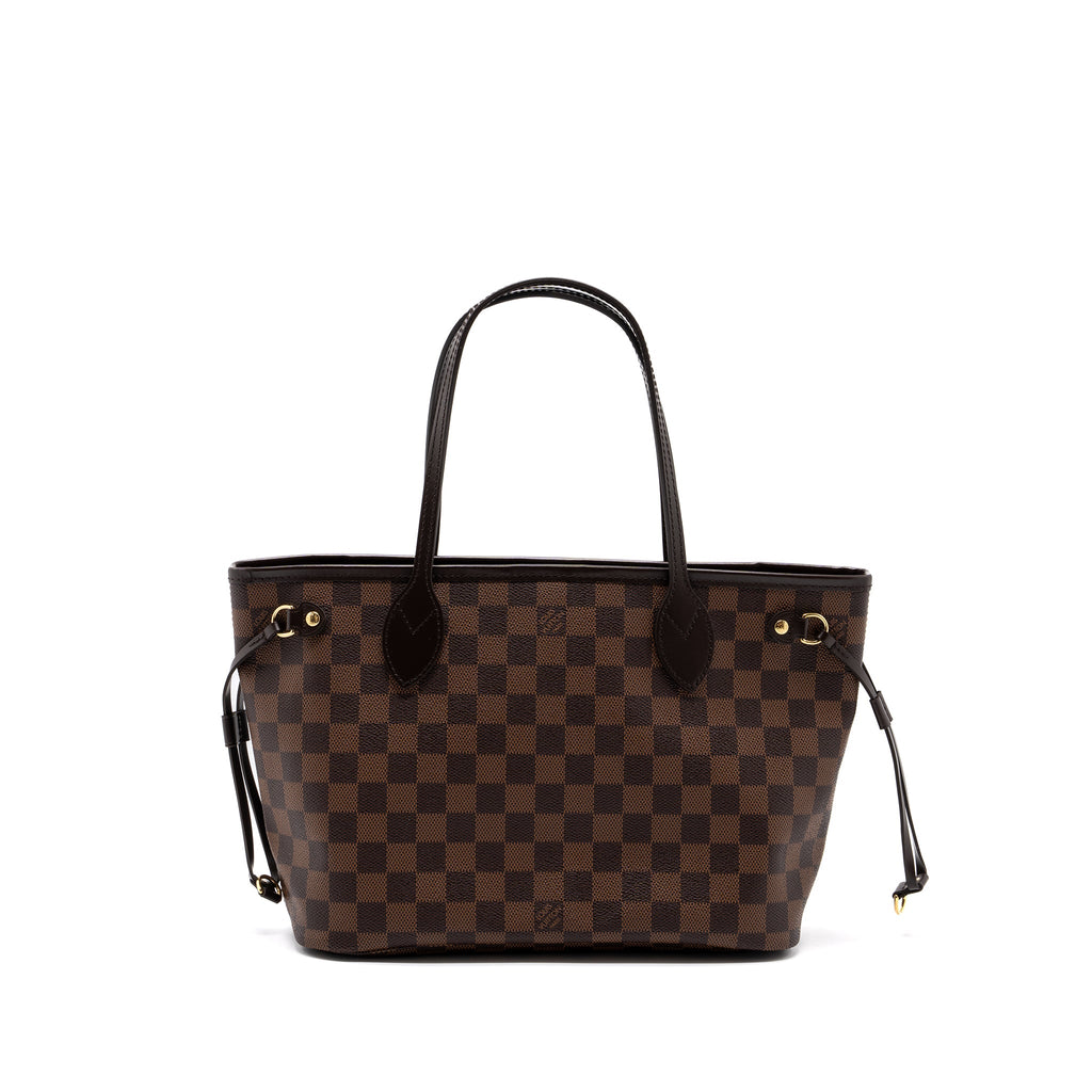 LOUIS VUITTON NEVERFULL PM DAMIER EBENE CANVAS GHW (NEW VERSION)