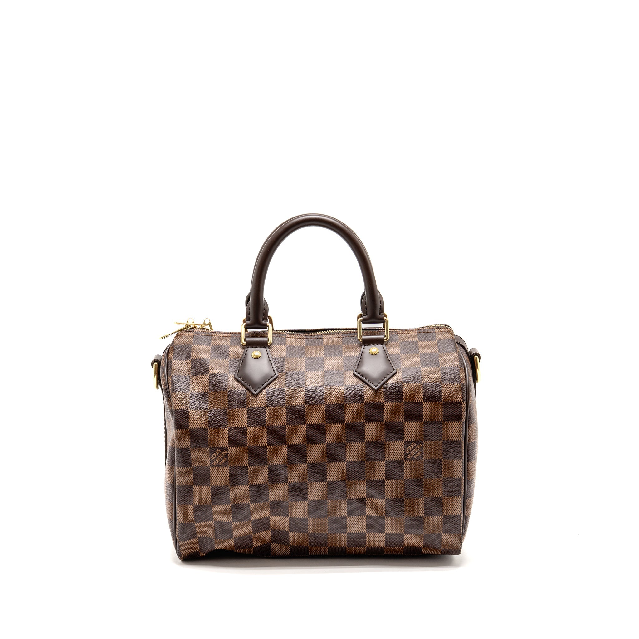 LOUIS VUITTON SPEEDY BANDOULIERE 25 DAMIER EBENE GHW