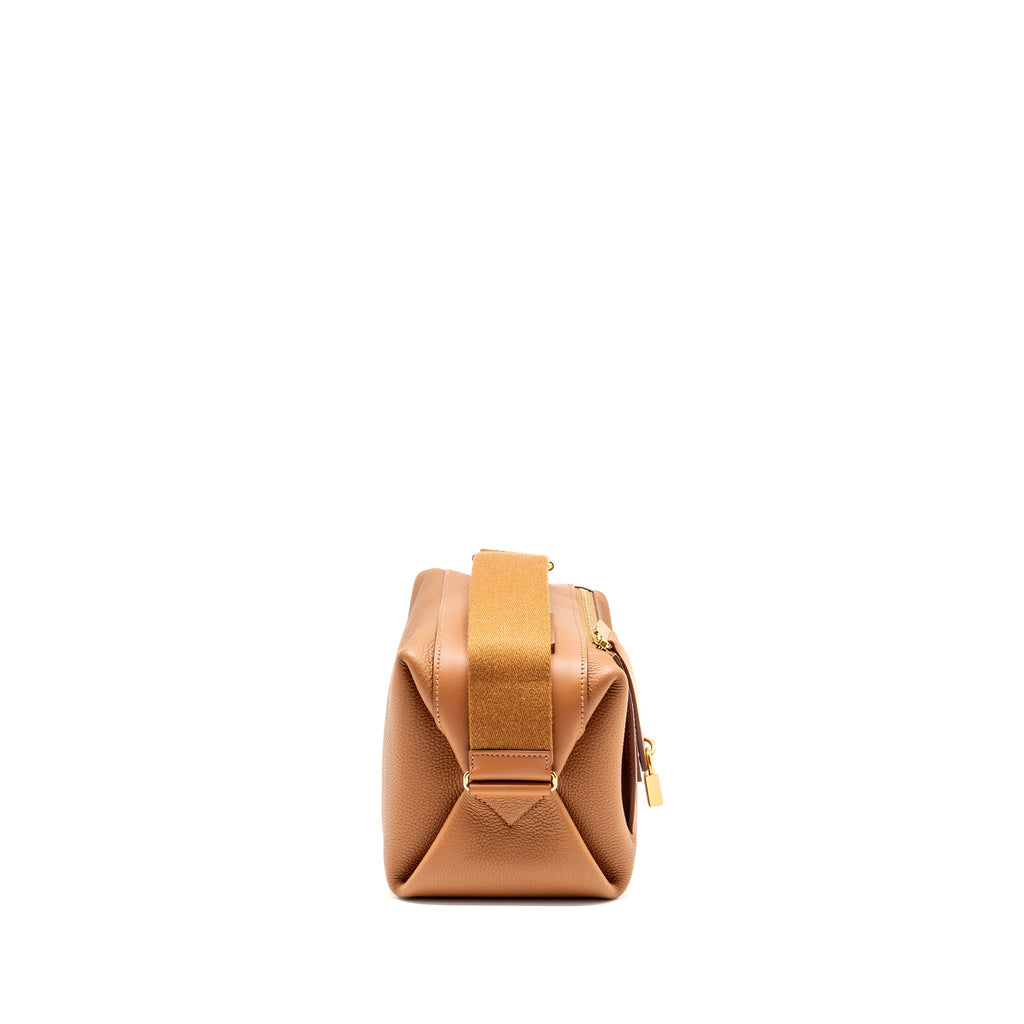 HERMES EMILE 30 BAG TOGO/SWIFT GOLD GHW