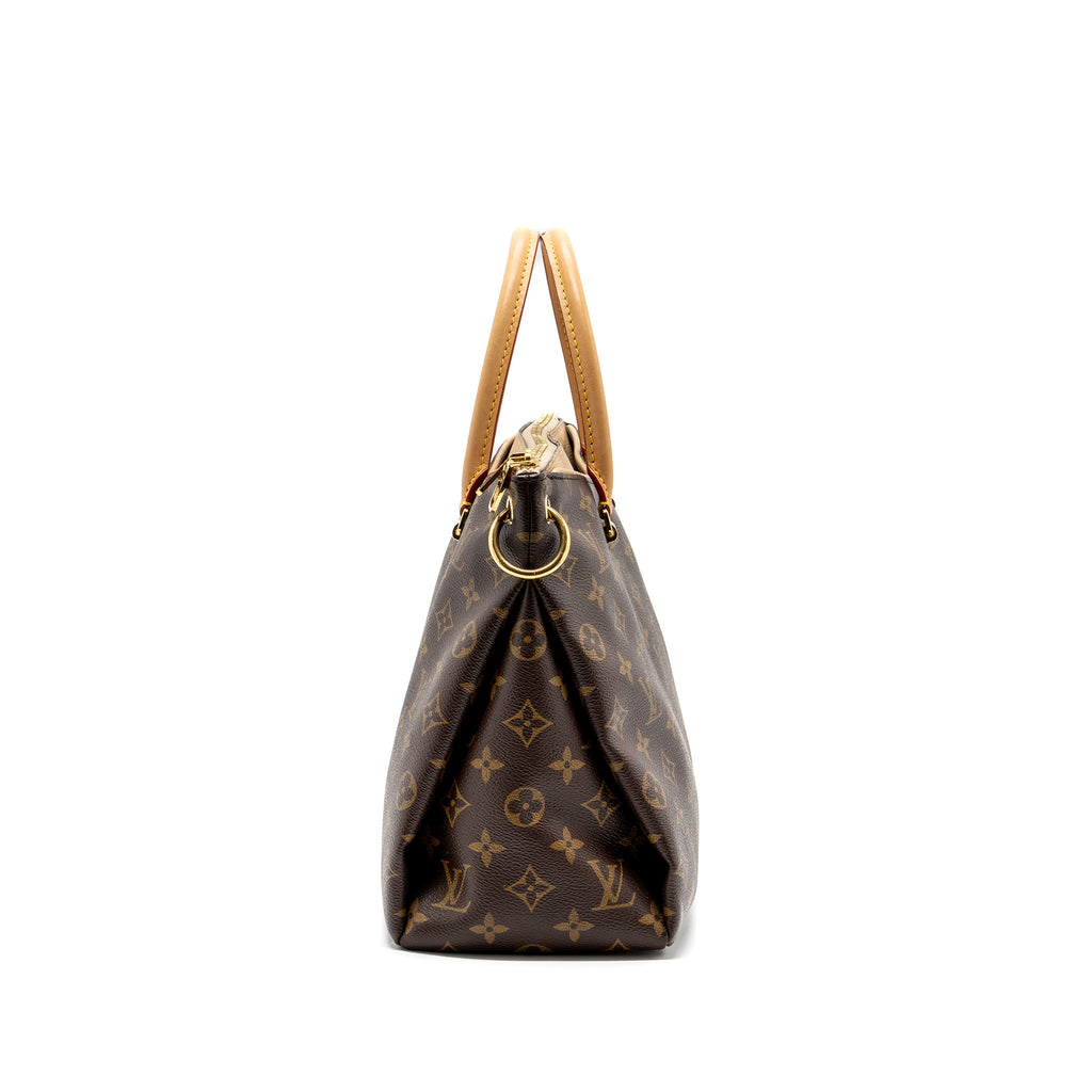 LOUIS VUITTON PALLAS DUNE TOTE BAG MONOGRAM CANVAS / BEIGE GHW
