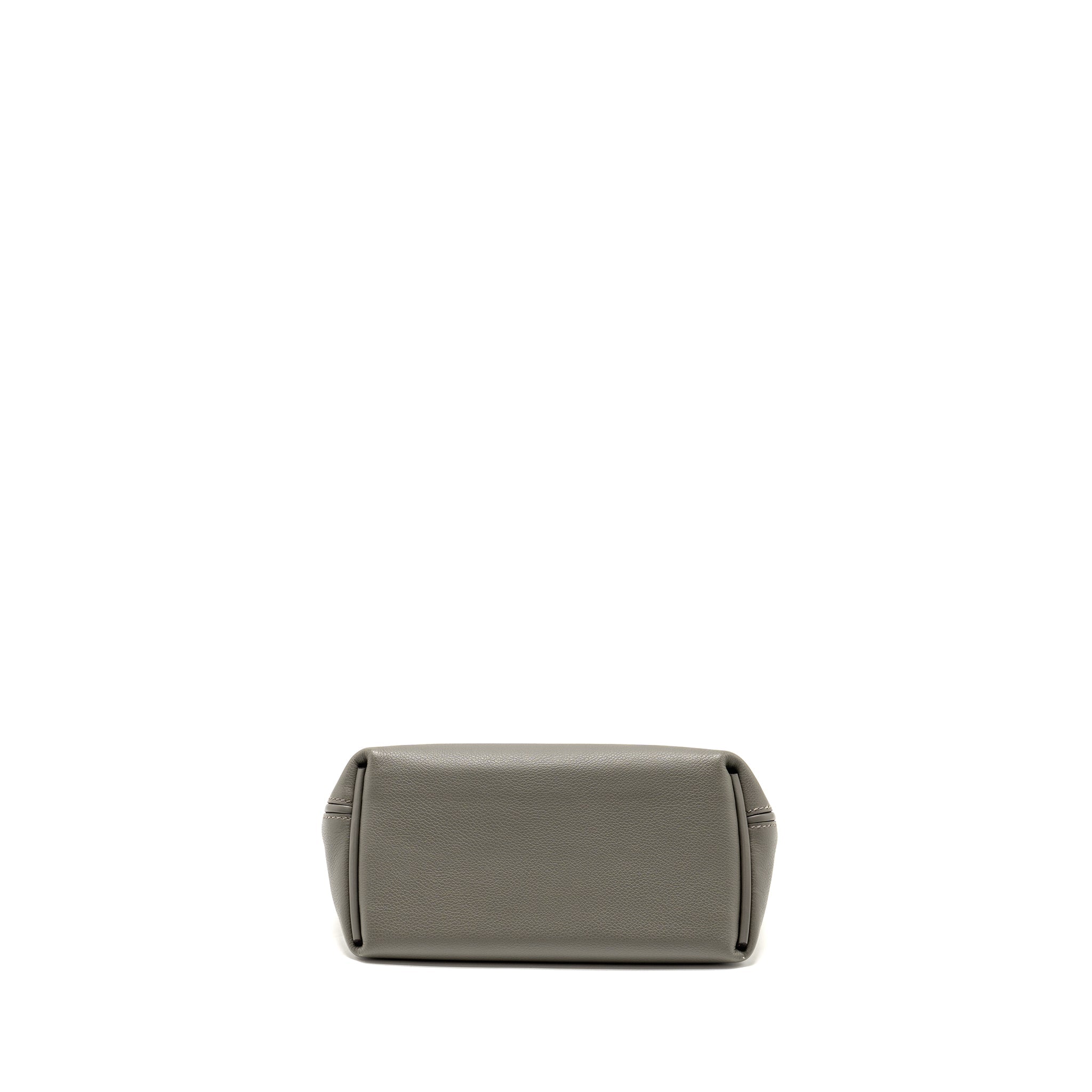 HERMES MINI 2424 24/24-21 BAG EVERCOLOR/SWIFT GRIS MEYER SHW