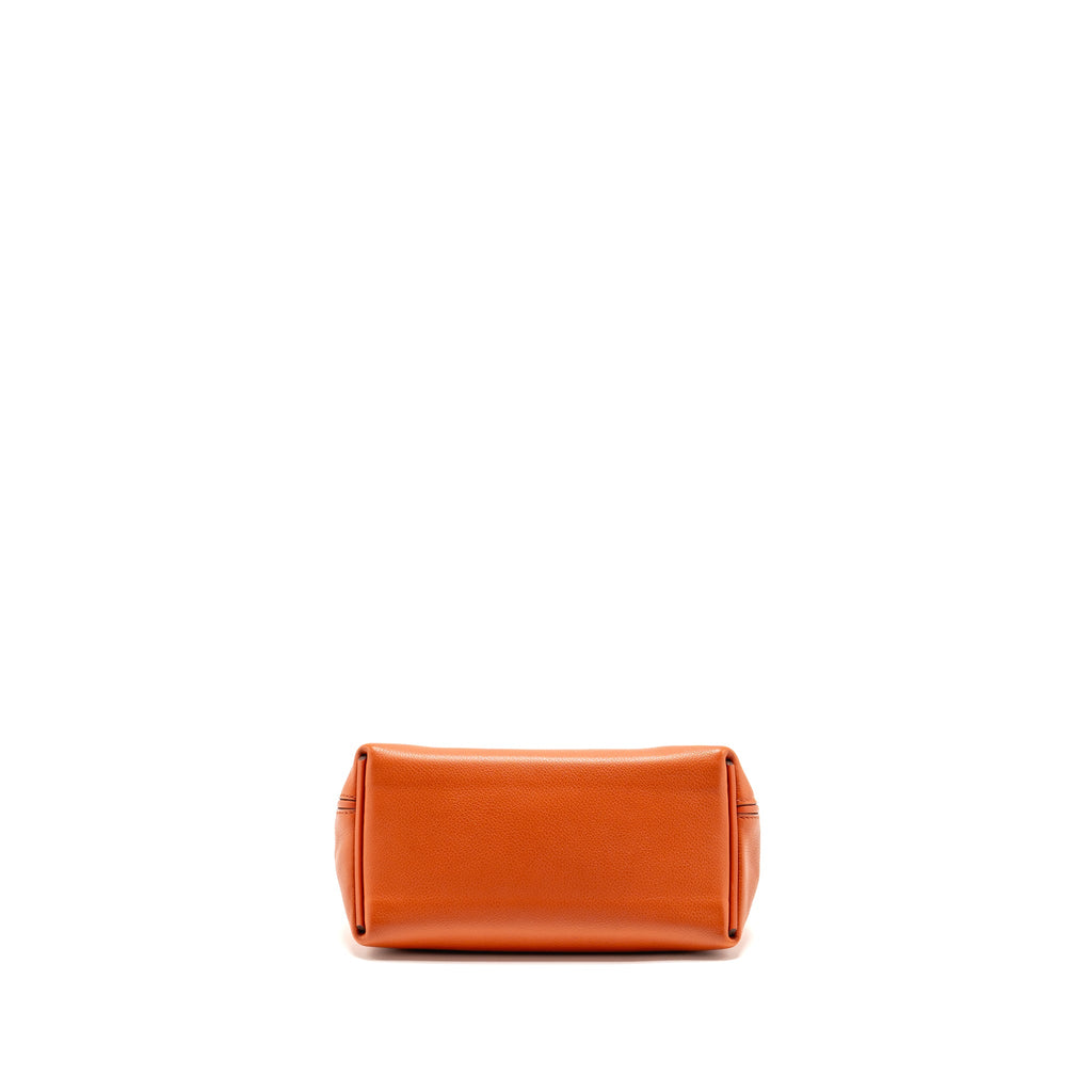 HERMES MINI 24/24 2424-21 BAG EVERCOLOR/ SWIFT TERRE/ CAPUCINE / ANEMONE GHW