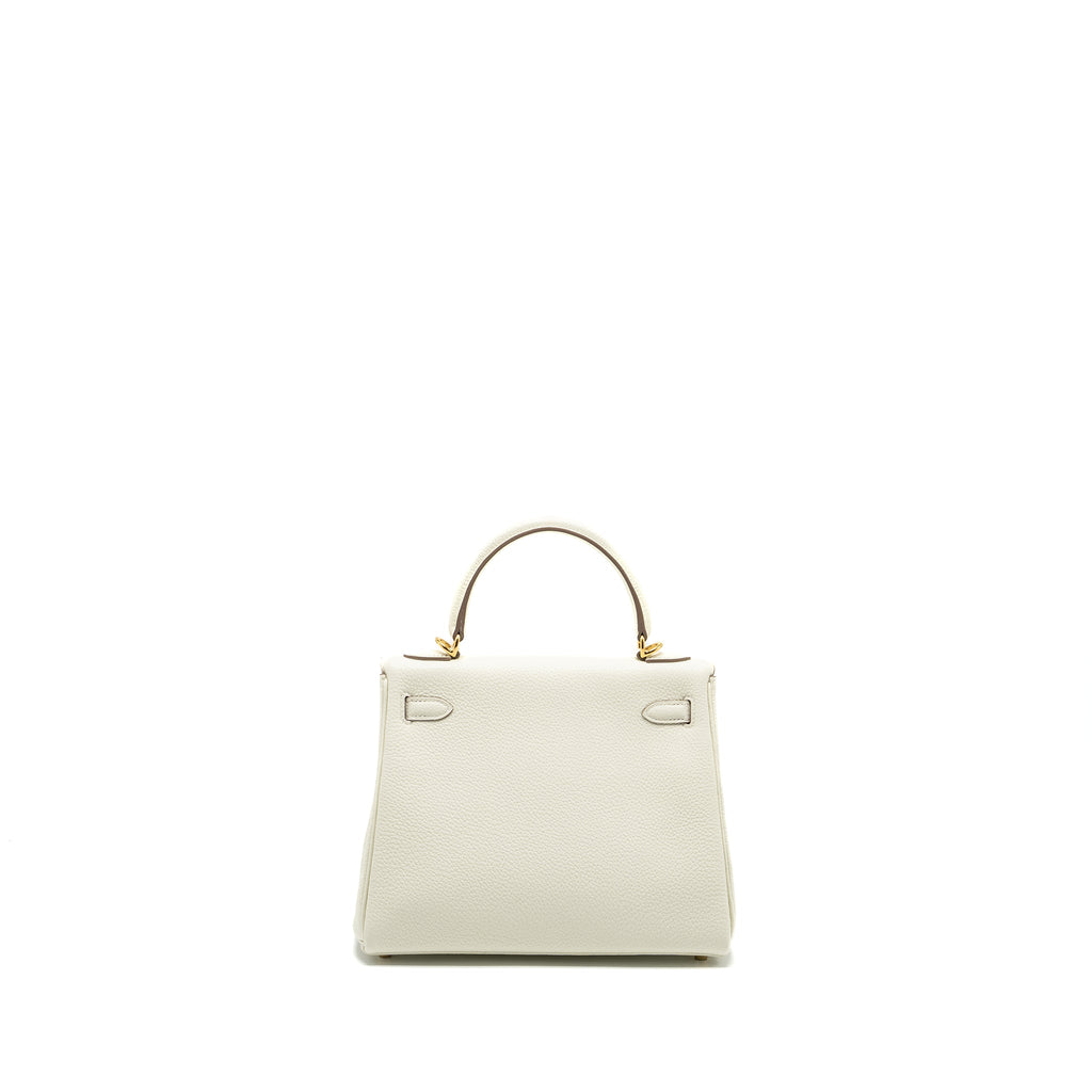 HERMES KELLY25 TOGO MUSHROOM GHW