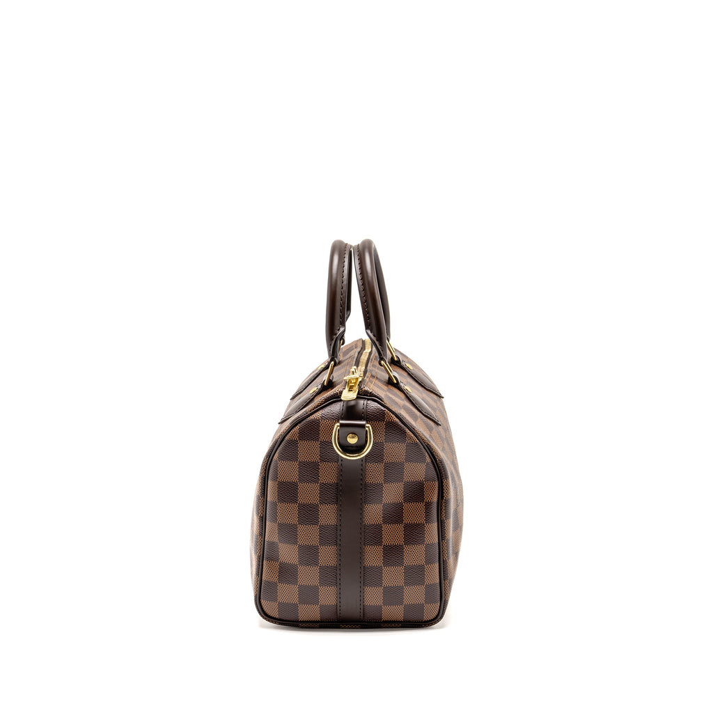 LOUIS VUITTON SPEEDY BANDOULIERE 25 DAMIER EBENE GHW