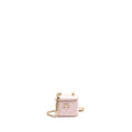 CHANEL MINI VANITY CASE WITH GIANT CHAIN LAMBSKIN PINK LGHW