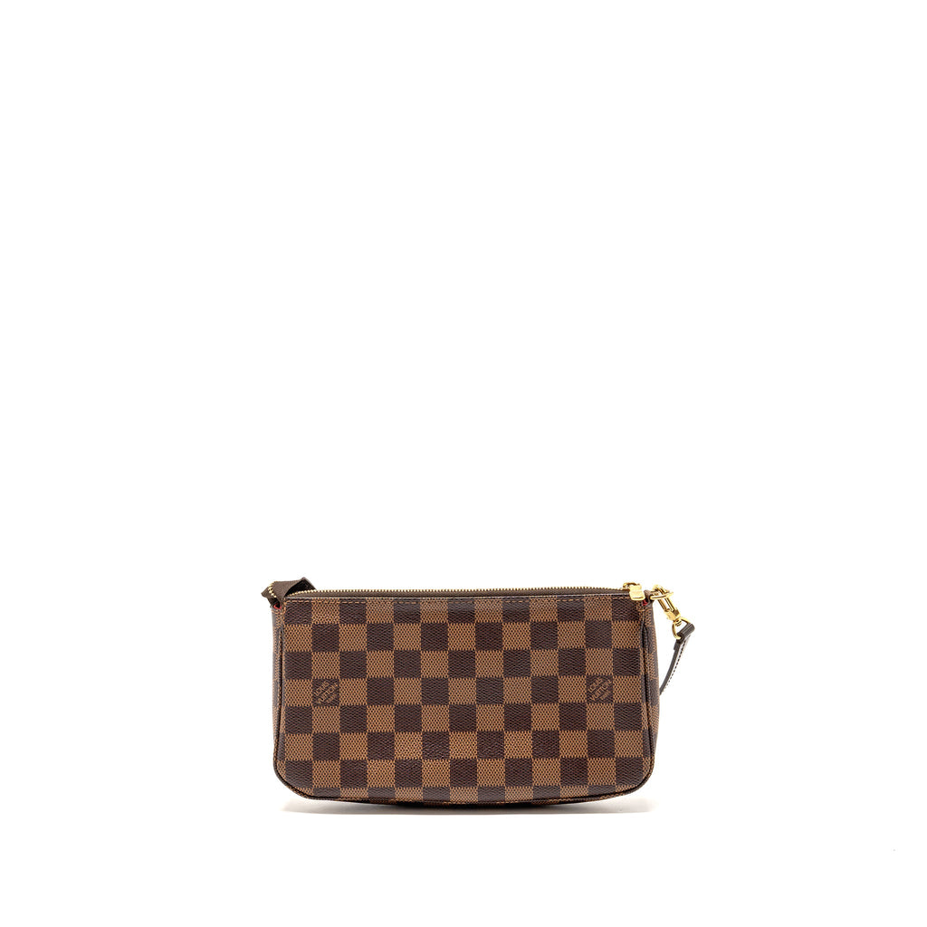 LOUIS VUITTON POCHETTE ACCESSOIRES DAMIER EBENE CANVAS GHW