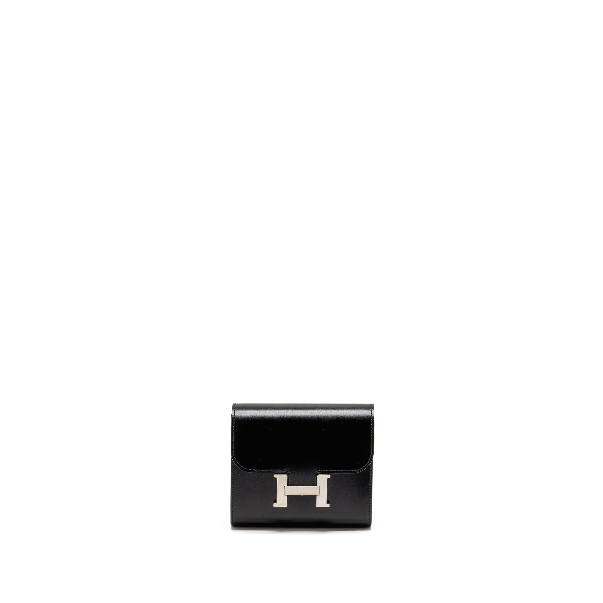 HERMES CONSTANCE WALLET BOX BLACK SHW