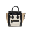 CELINE MICRO LUGGAGE BAG CALFSKIN WHITE/MULTICOLOUR GHW