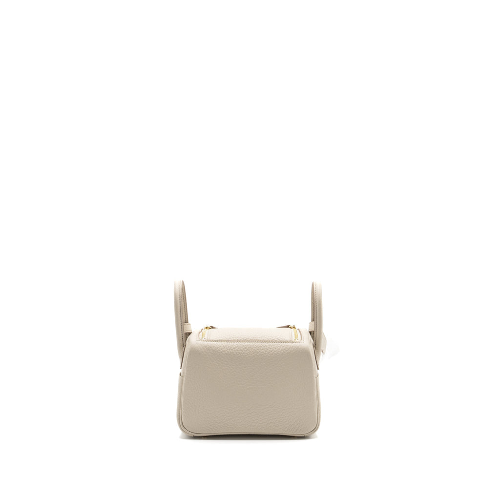 HERMES MINI LINDY CLEMENCE 8L BETON GHW