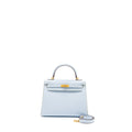 HERMES KELLY 25 EPSOM BLUE BRUME GHW