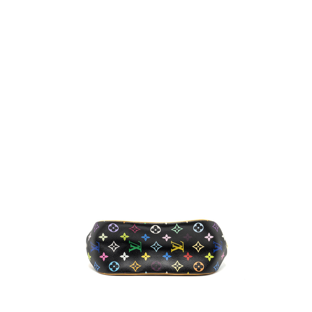 LOUIS VUITTON VINTAGE SHOULDER BAG BLACK/MULTICOLOUR MONOGRAM CANVAS GHW