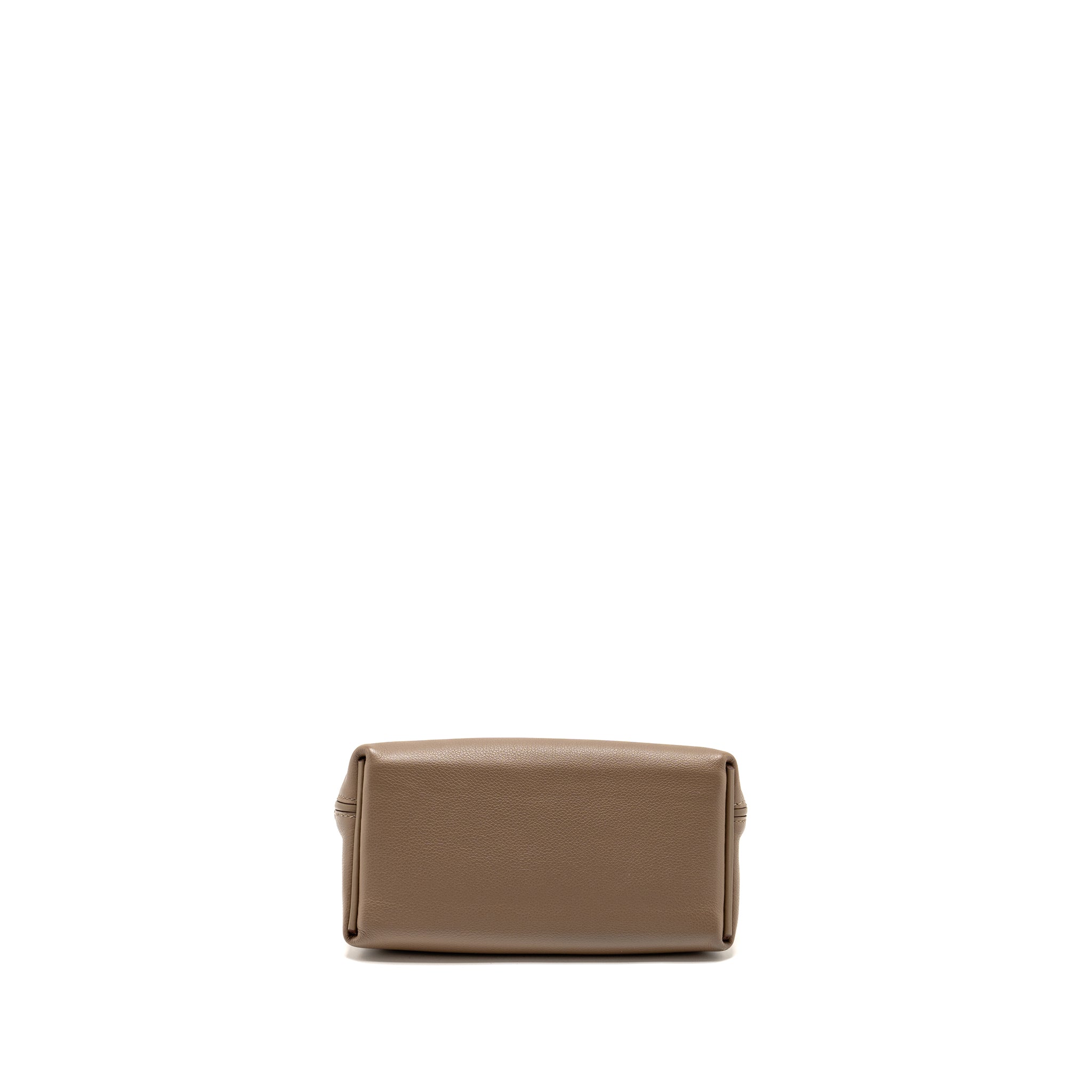 HERMES MINI 2424 24/24-21 BAG EVERCOLOR/SWIFT ETOUPE GHW