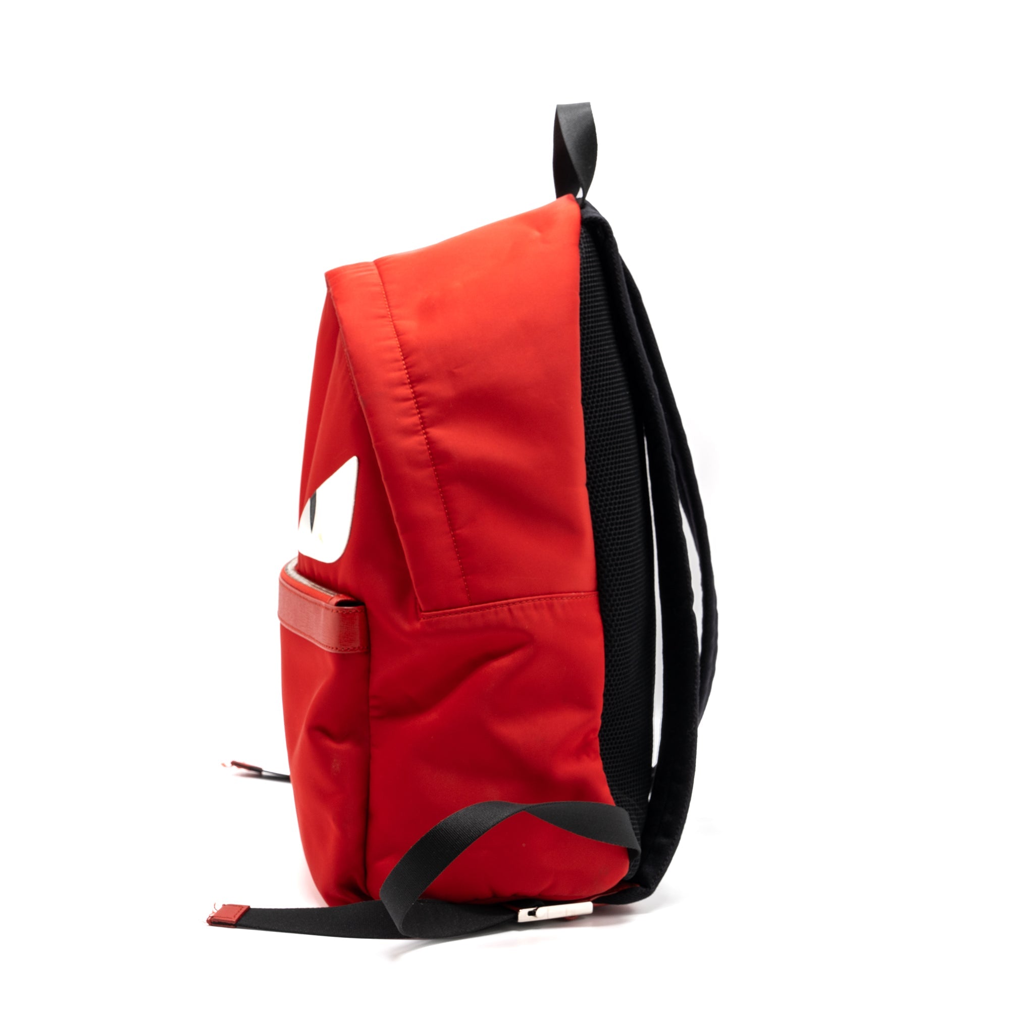 FENDI MONSTER BACKPACK NYLON RED SHW