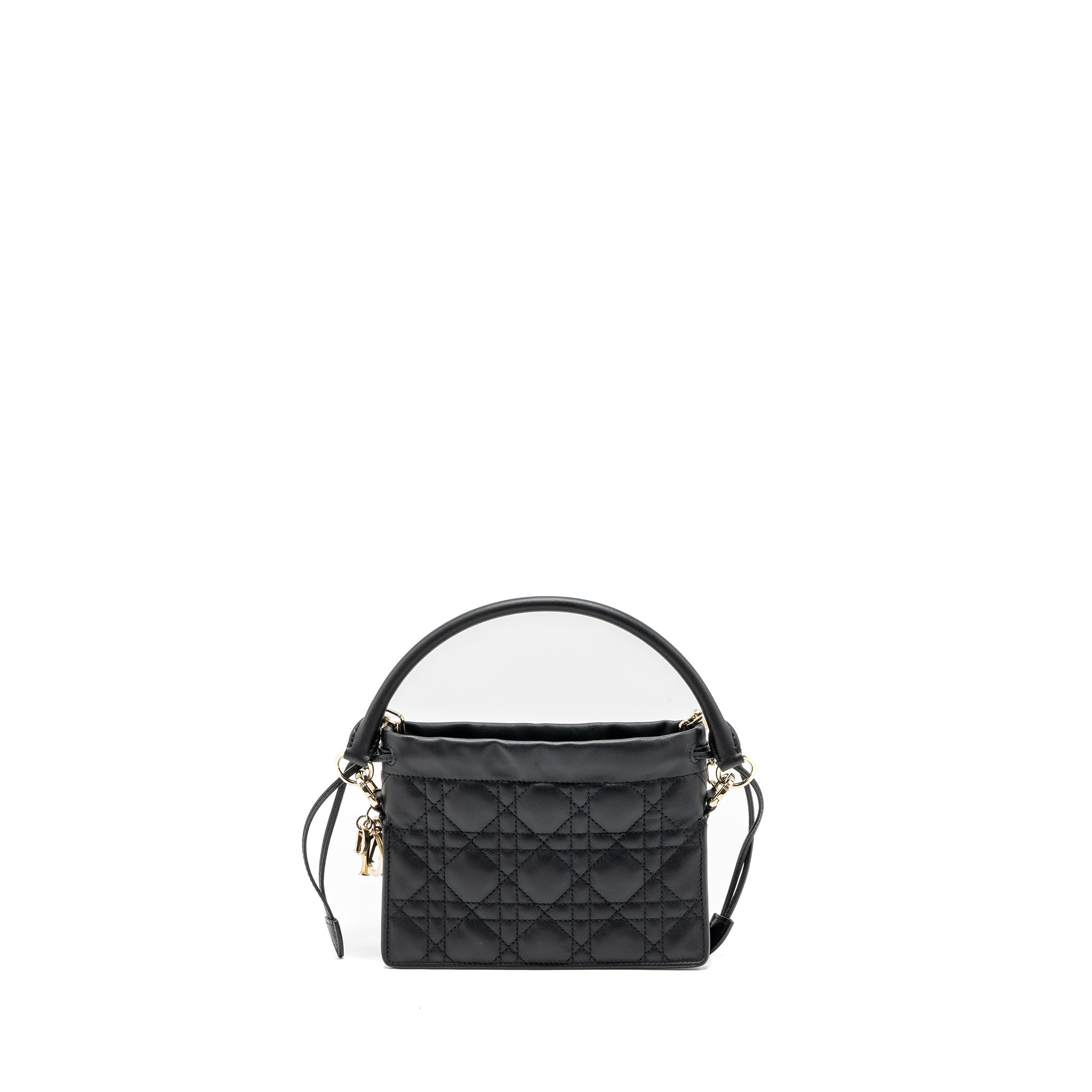 DIOR MILLY CROSSBODY BAG LAMBSKIN BLACK LGHW
