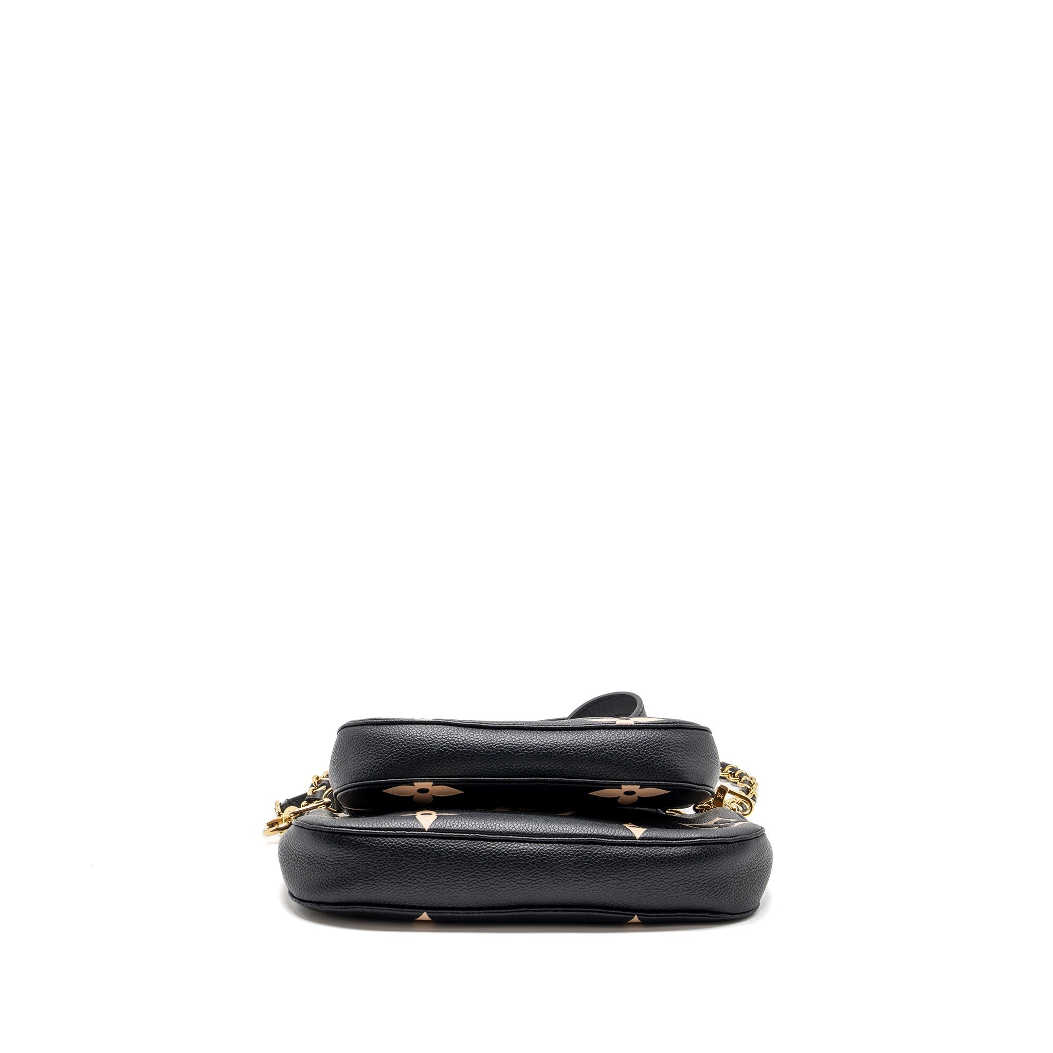LOUIS VUITTON MULTI POCHETTE MONOGRAM EMPREINTE BLACK GHW