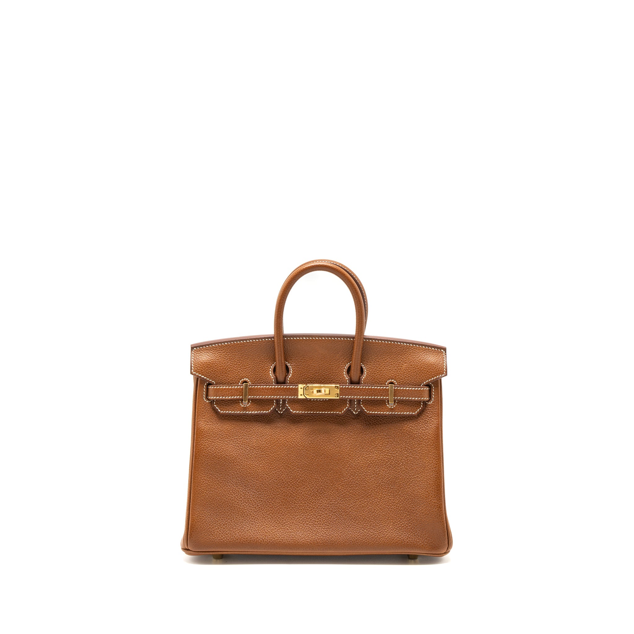 HERMES BIRKIN 25 BARENIA FAUBOURG 34 FAUVE GHW