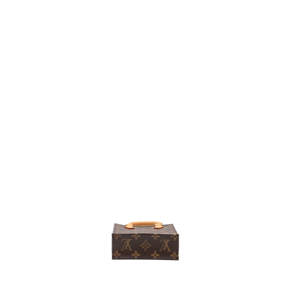 LOUIS VUITTON PETIT SAC PLAT MONOGRAM CANVAS GHW