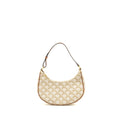 CELINE AVA BAG TRIOMPHE CANVAS/ CALFSKIN WHITE / BROWN GHW