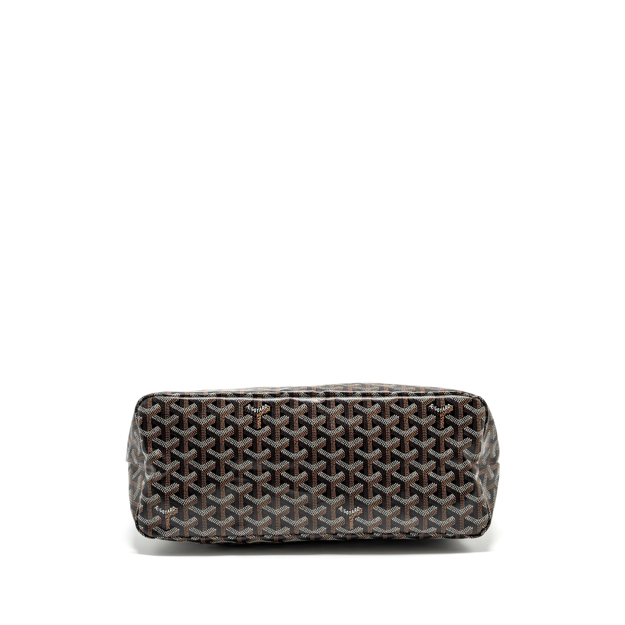 GOYARD BOHEME HOBO BAG GOYARDLINE CANVAS / CALFSKIN BLACK SHW