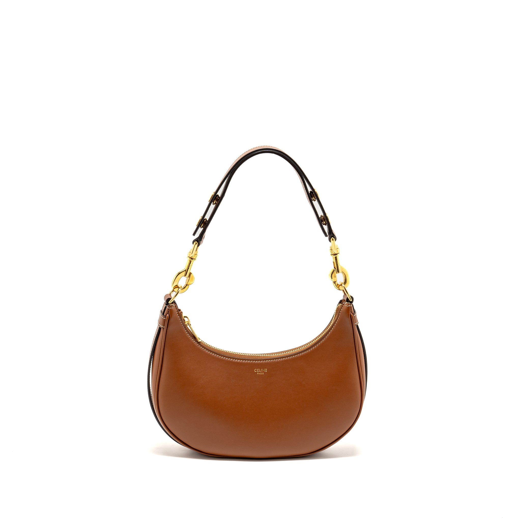 CELINE MEDIUM AVA STRAP BAG SMOOTH CALFSKIN TAN GHW