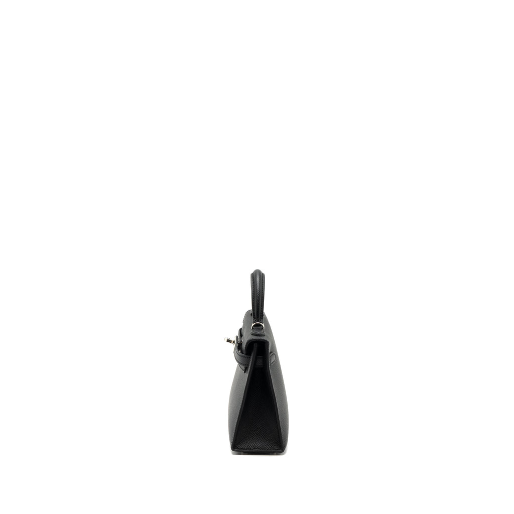 HERMES MINI KELLY EPSOM BLACK SHW