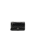 CHANEL MEDIUM CLASSIC DOUBLE FLAP BAG CAVIAR BLACK SHW (MICROCHIP)