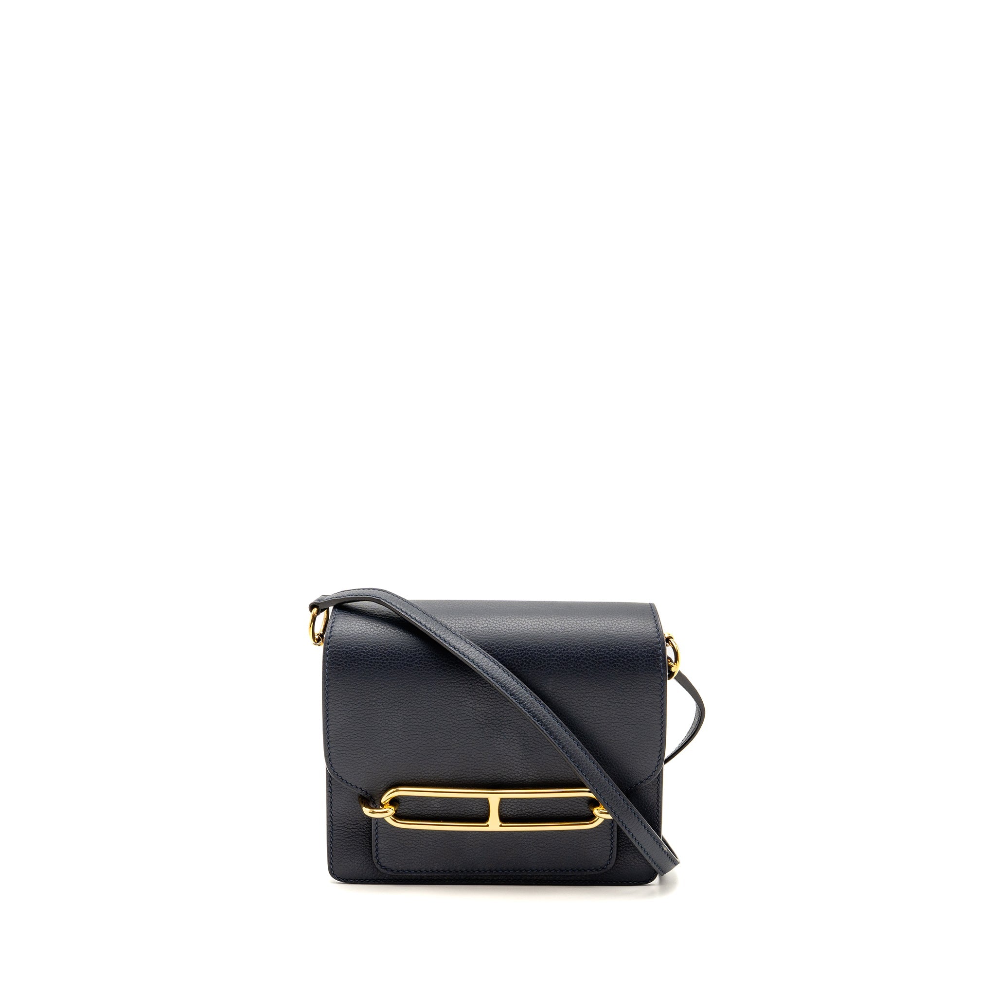 HERMES MINI ROULIS EVERCOLOR BLUE NUIT GHW