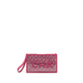 CHANEL 19S LOGO POUCH TWEED/PVC PINK GHW