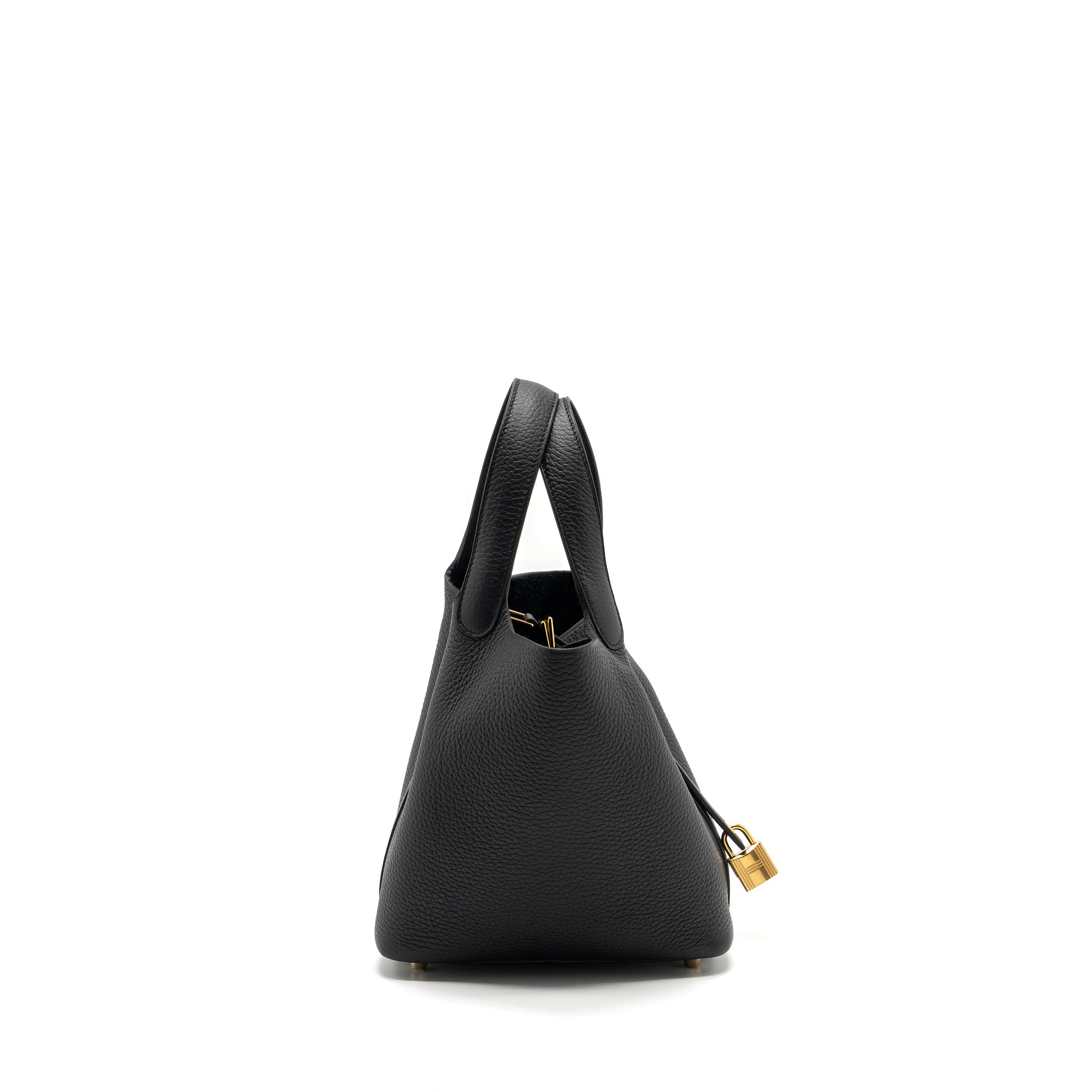 HERMERS PICOTIN 18 LOCK BAG CLEMENCE BLACK GHW