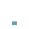 FENDI SELLERIA CARD HOLDER CALFSKIN OCEAN BLUE/CREAM SHW