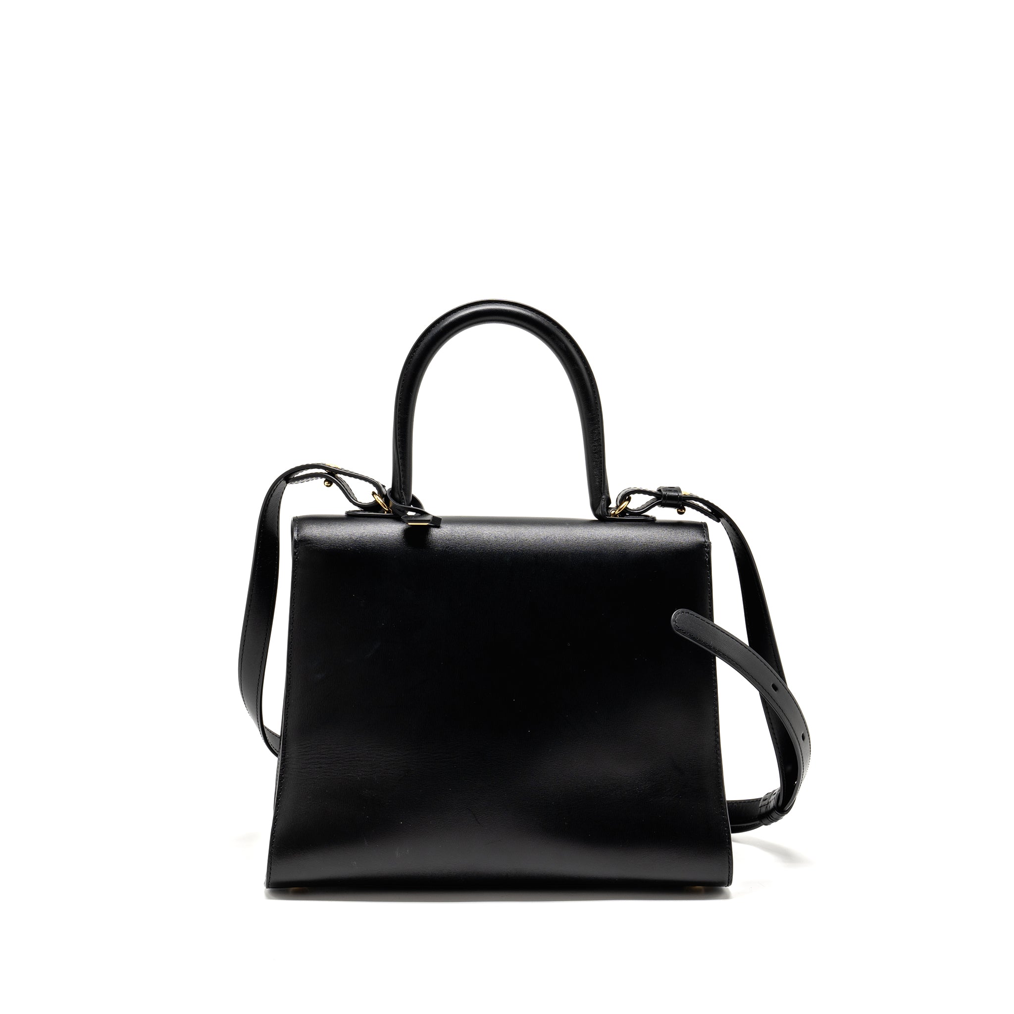 DELVAUX BRILLIANT MM CALFSKIN BLACK GHW