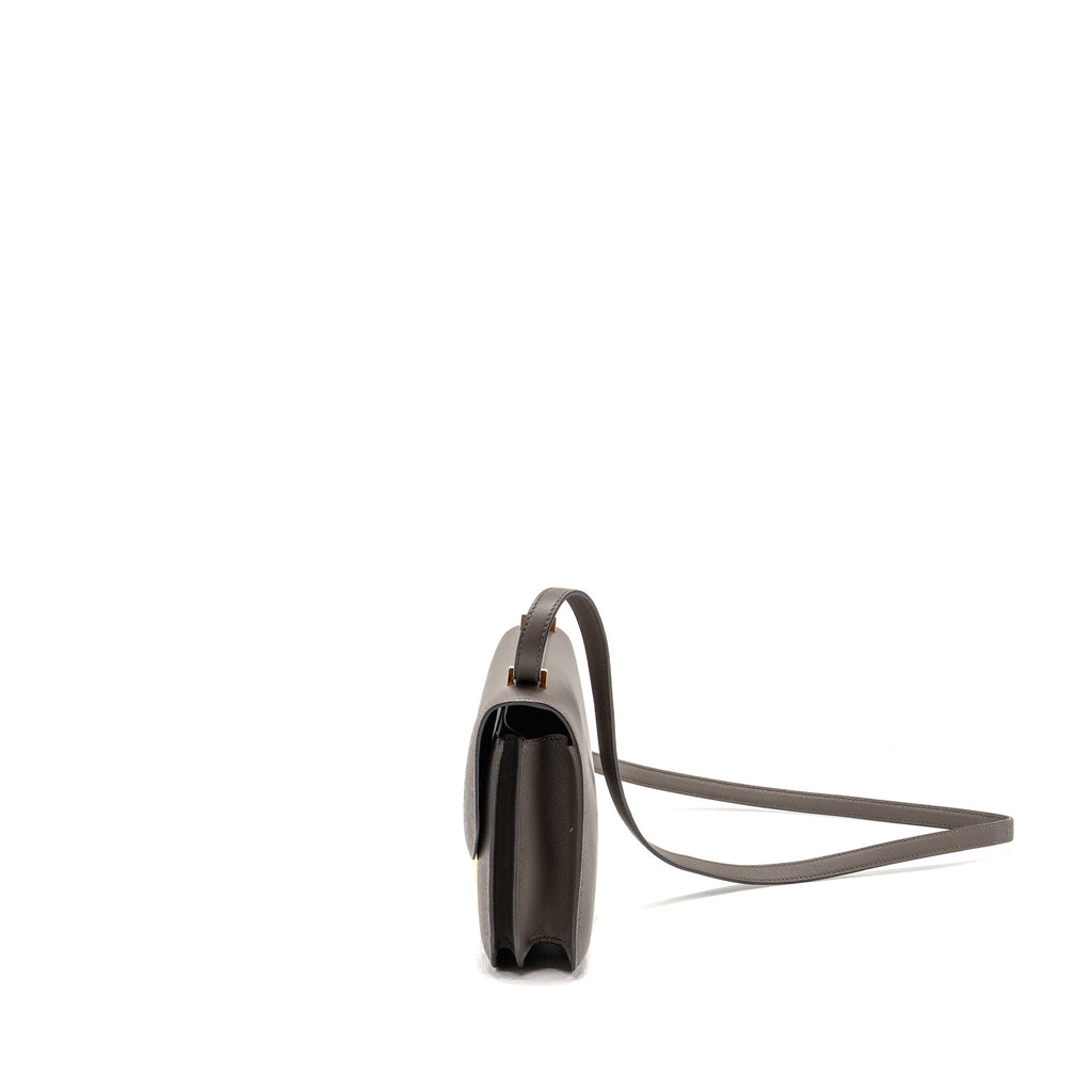 HERMES MINI CONSTANCE SWIFT 8F GRIS ETAIN RGHW