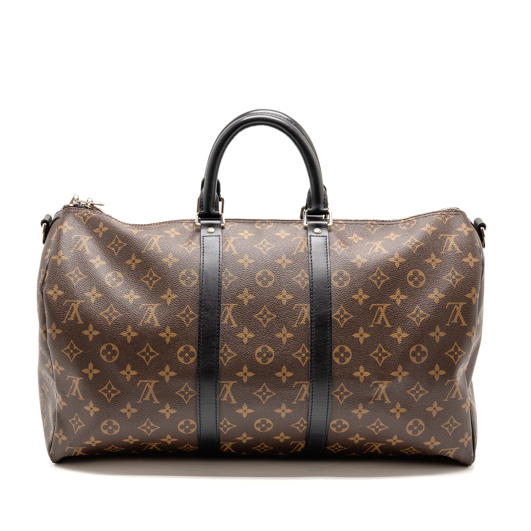 LOUIS VUITTON KEEPALL BANDOULIERE 45 MONOGRAM MACASSAR SHW