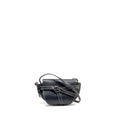 LOEWE MINI GATE BAG CALFSKIN DARK BLUE GHW