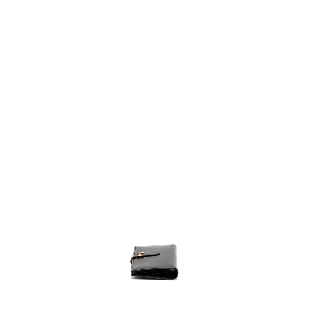 HERMES BEARN WALLET BOX BLACK GHW