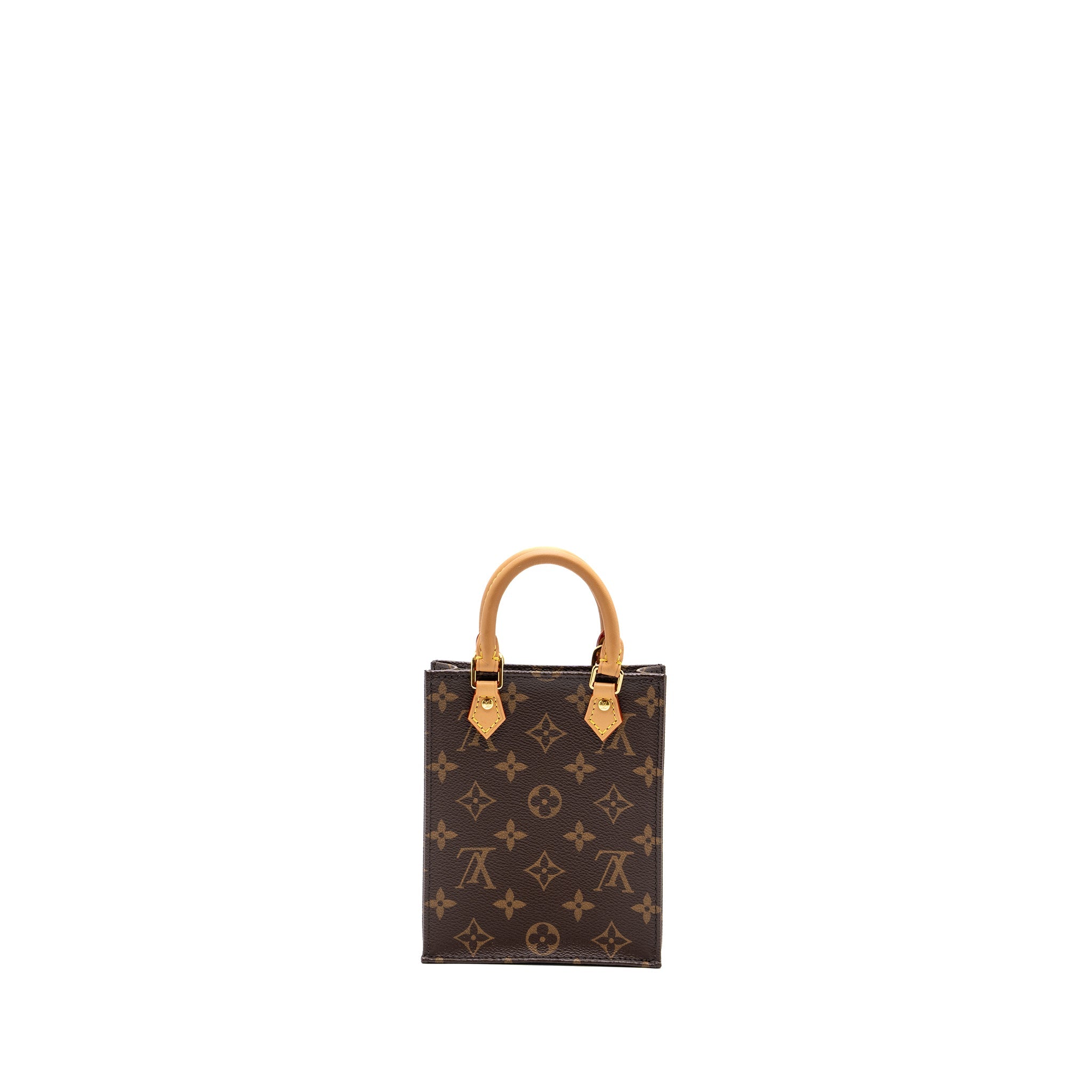 LOUIS VUITTON PETIT SAC PLAT MONOGRAM CANVAS GHW