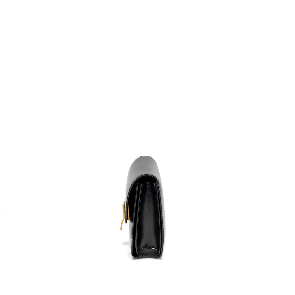CELINE MEDIUM CLASSIC BOX BAG CALFSKIN BLACK GHW