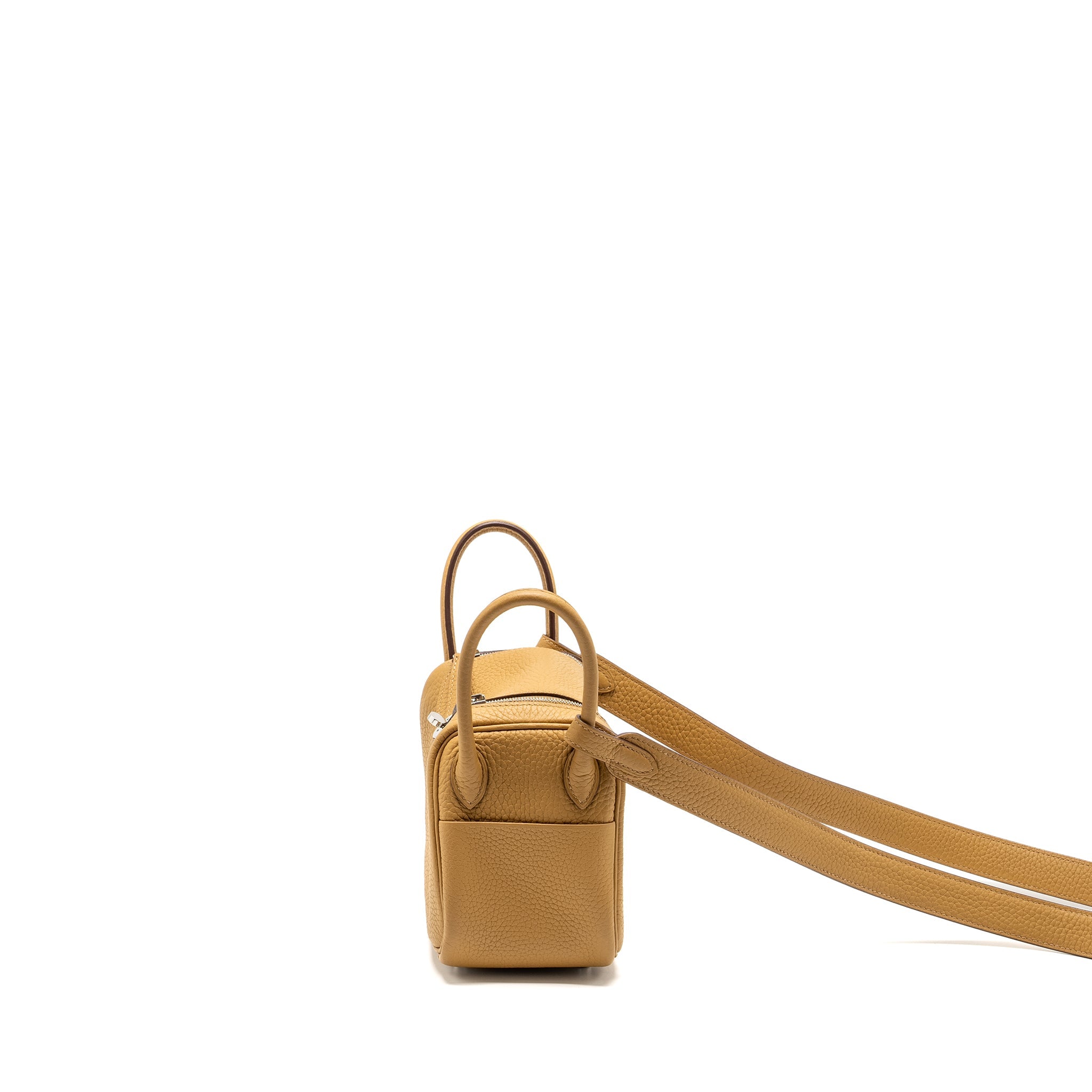 HERMES MINI LINDY CLEMENCE 4B BISCUIT SHW
